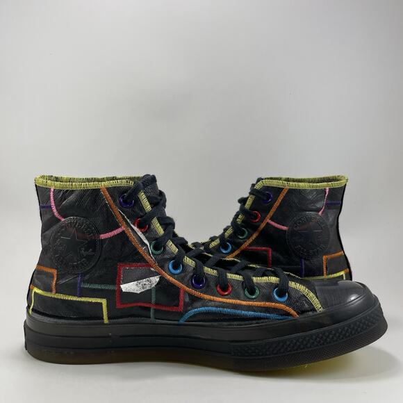 Converse Chuck 70 High 'Chinese New Year Mens Size 11 Black Multi Color Lace Up - Picture 4 of 12